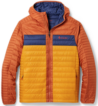 Cotopaxi Capa Hooded Insulated Jacket (men’s): was $250 now $174 @ REI
We wish more outdoor brands dabbled in fun designs like Cotopaxi. The Capa Jacket, for instance, stands out from the pack with bold, bright hues and retro-inspired patterns —once you spot a Cotopaxi in the wild, you’ll be seeing them everywhere. Moreover, $174 is a total bargain price for this fly, featherlight insulated puffer.
Price check: $250 @ Amazon