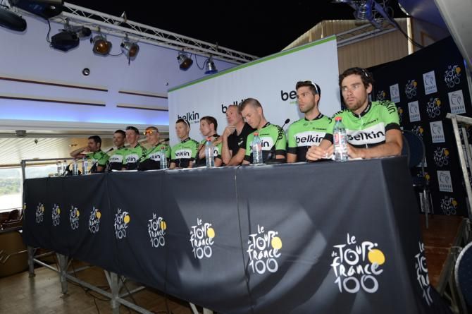 The Belkin team will be hoping for a strong showing in the Tour de France