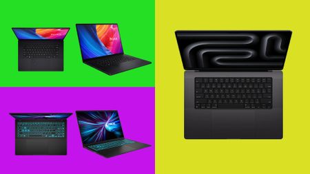 Various shots of the three best laptops for 3D modelling. 