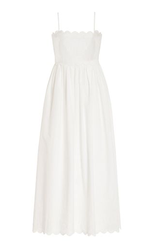Maisie Embroidered Cotton Maxi Dress