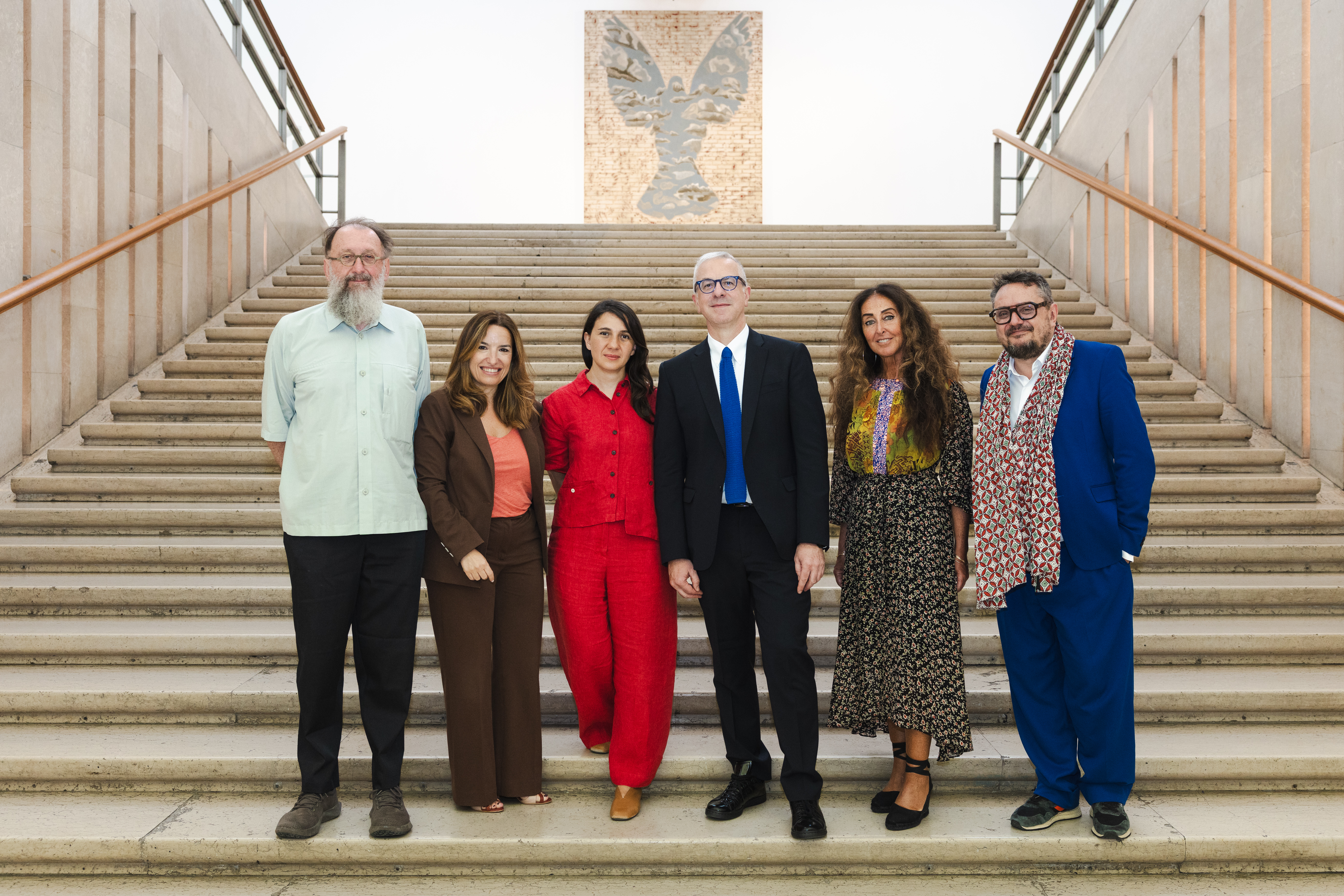 Triennale Milano president Vincenzo Trione and team