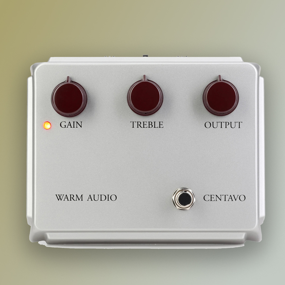 ギター WARM AUDIO Centavo Silver Klon Centaur Warm Audio reveal Silver Centavo