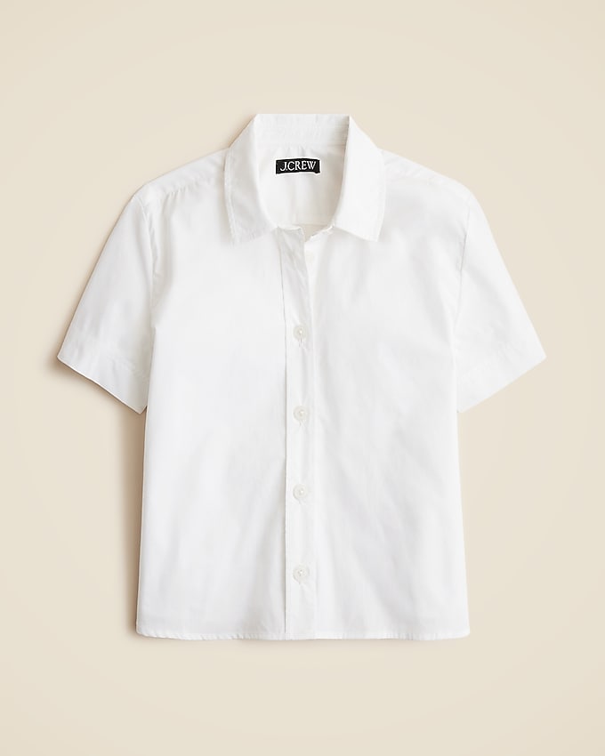 Gamine Shirt in Cotton Poplin