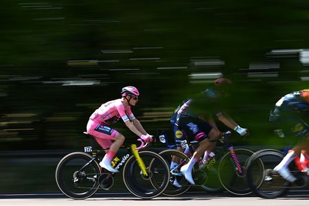 2026 Giro d'Italia stage 15: Jonas Vingegaard during the race