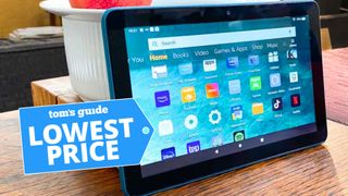 Amazon Fire HD 8 with deal tag