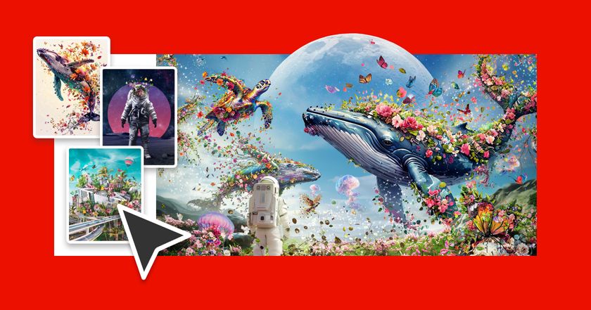 Example of images from Adobe Firefly custom AI models announced at Adobe MAX LA 2025