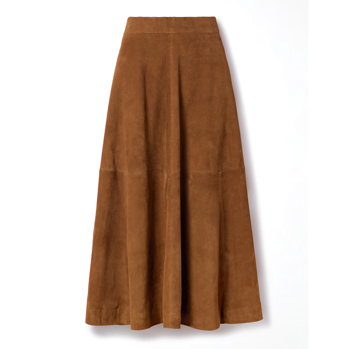 RÓHE, Suede Midi Skirt