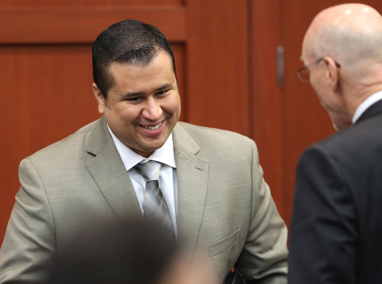 George Zimmerman during the Trayvon Martin murder trial.