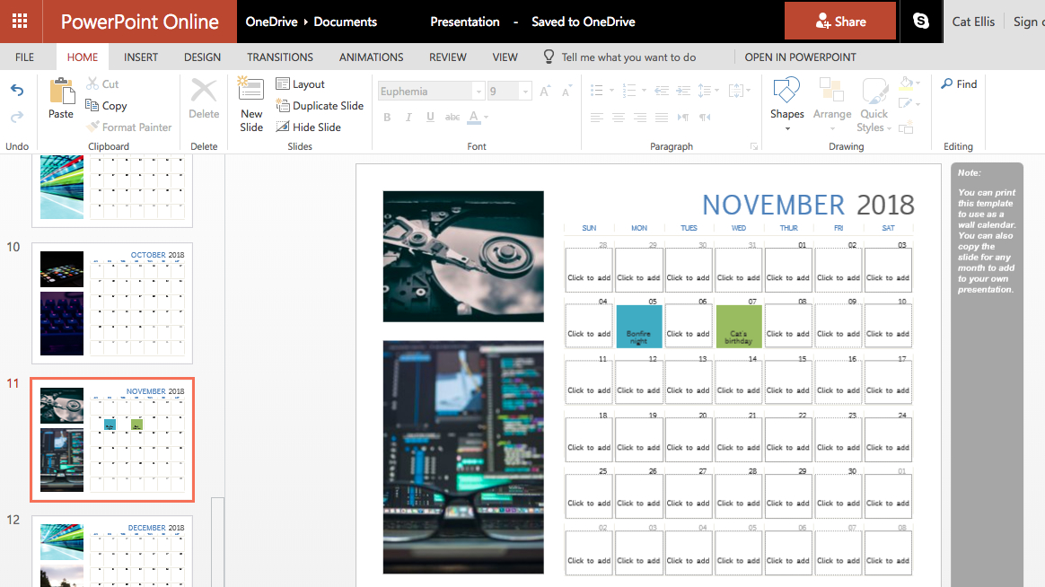 to make a printable calendar | TechRadar