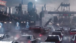 The A-Team van amongst the other cars getting to race in Ready Player One