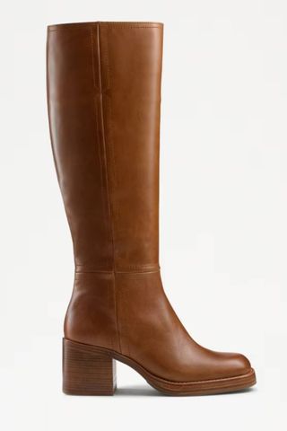 Russell & Bromley Gaucho Knee High Block Heel Boot