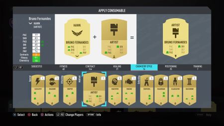 FIFA 20 chemistry styles