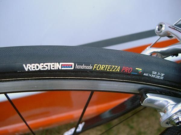 Vredestein's handmade Fortezza Pro tyres