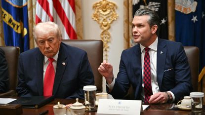 President Donald Trump and Defense Secretary Pete Hegseth