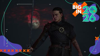 The Blood of Dawnwalker screenshot showing Coen holding a sword