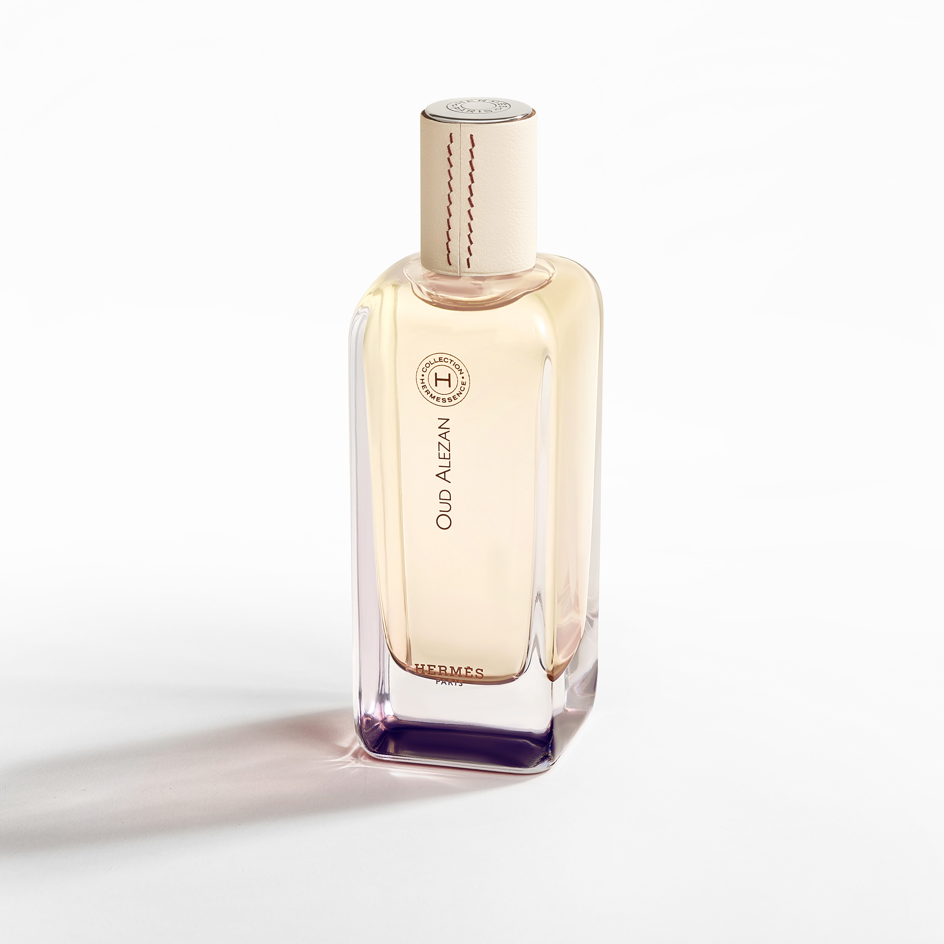 Hermessence Eau de Parfum: Oud Alezan by Hermès in clear bottle