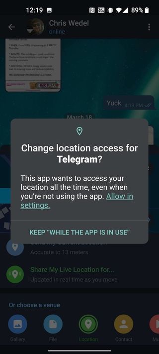 How To Share Live Location Telegram 5