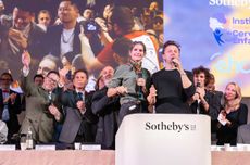Cédric Klapish, Alice Taglioni, Martin Solveig and Vincent Lacoste with Sotheby’s auctioneer, Aurélie Vandevoorde, during the sale of the Cédric Klapish, Alice Taglioni, Martin Solveig and Vincent Lacoste with Sotheby’s auctioneer, Aurélie Vandevoorde, during the sale of the Cédric Klapish, Alice Taglioni, Martin Solveig and Vincent Lacoste with Sotheby’s auctioneer, Aurélie Vandevoorde, during the sale of the Pièce des Présidents