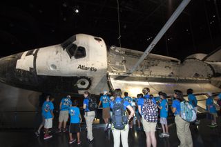 Up-close Look at Space Shuttle Atlantis