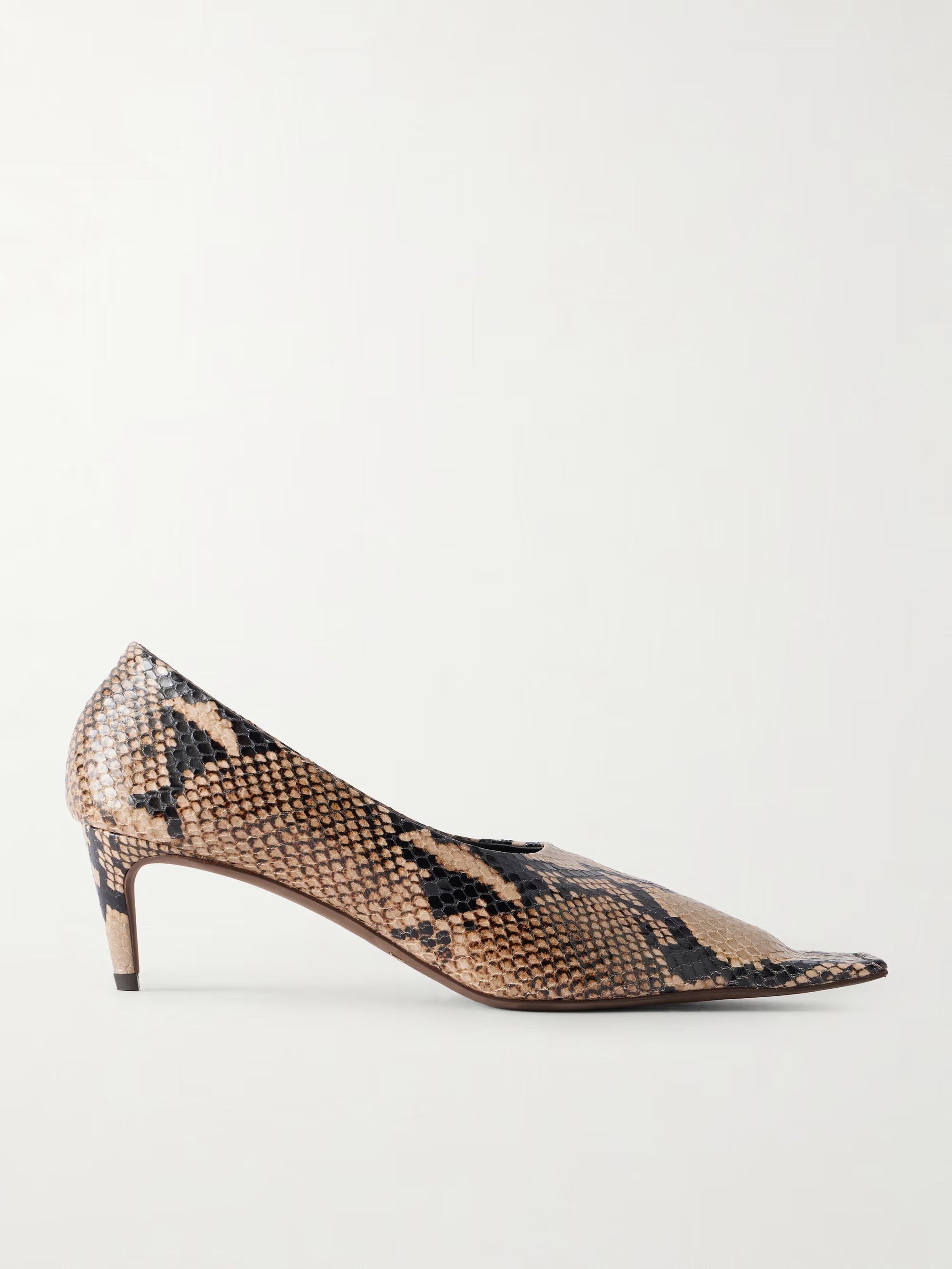 Khaite, Marlene Snake-Effect Pumps