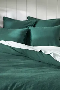 Anthropologie Washed Linen Duvet Cover​ (Twin)