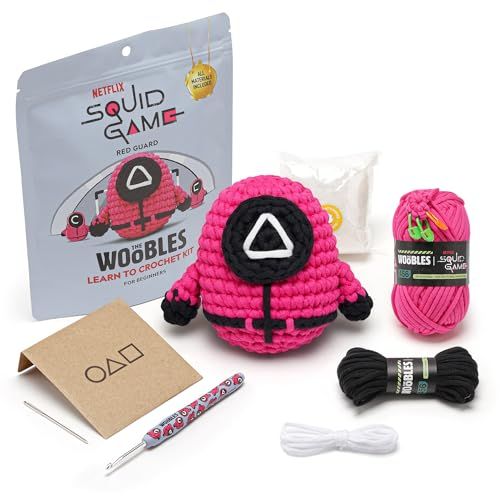 Beginners Crochet Kit With Easy Peasy Yarn (red Guard)