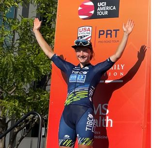 Veronica Ewers racing for TIBCO-Silicon Valley Bank