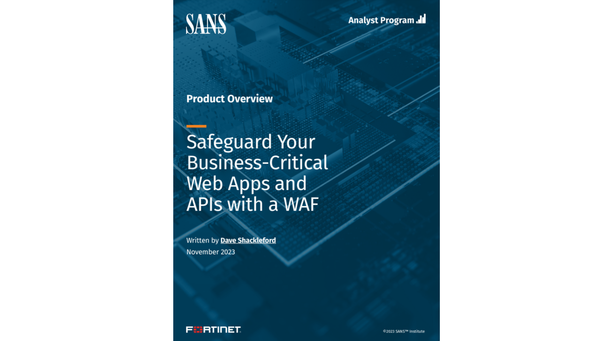 whitepaper from fortinet on web apps and api&#039;s