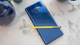 The Galaxy Note 9 is a slightly bigger phone than the S9 Plus