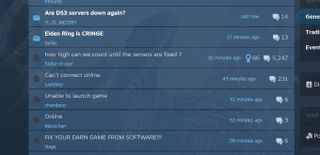 Dark Souls 3 Steam discussion board