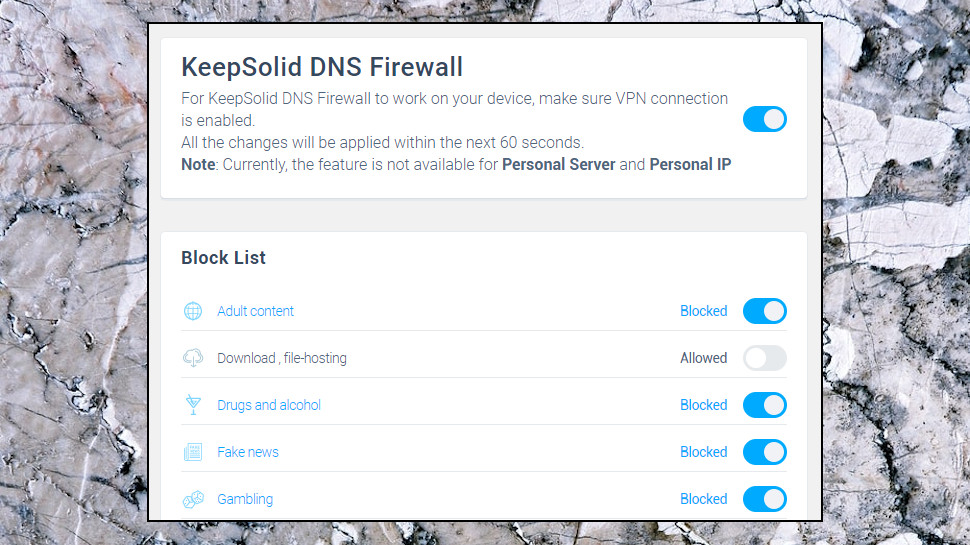 VPN Unlimited DNS Firewall