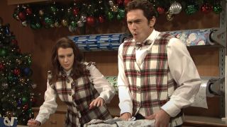 Kate McKinnon and James Franco in SNL