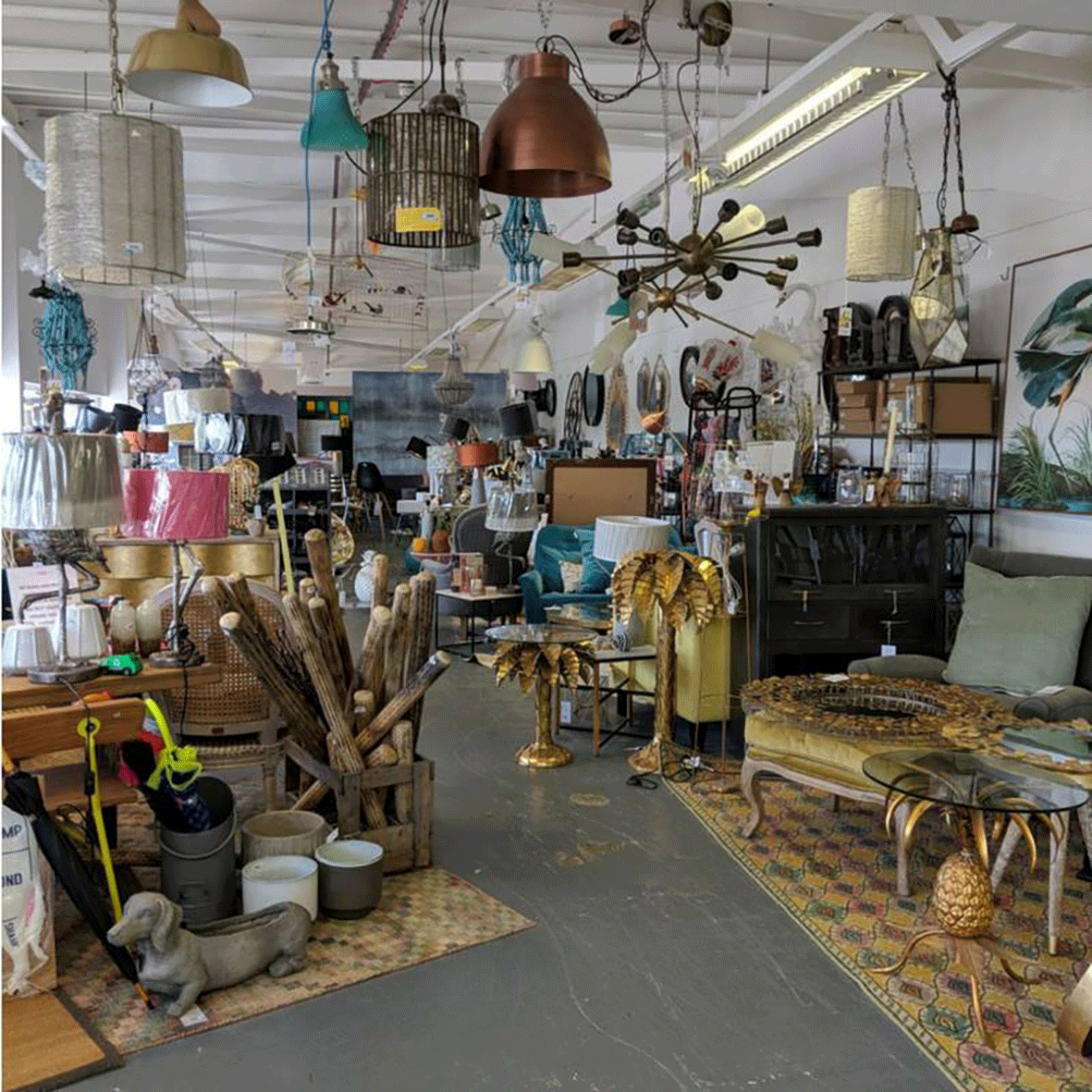 Interior of Graham &amp;amp; Green outlet store