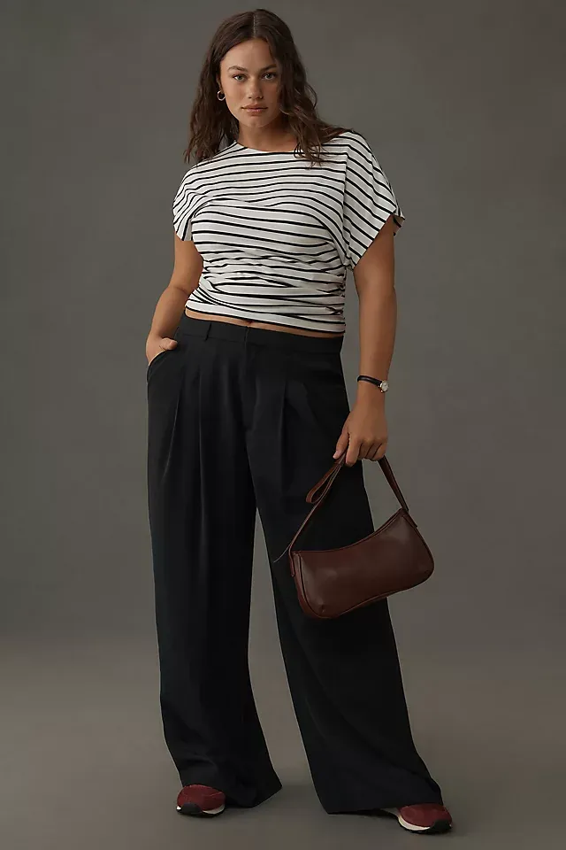 The Avery Elastic-Back Trousers by Maeve