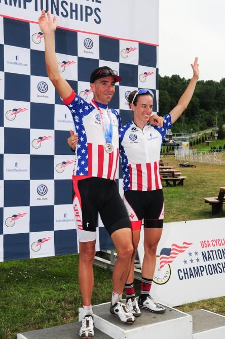 National Short Track Champions are Specialized teammates Todd Wells and Lea Davision