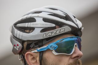 Lazer Genesis Life Beam helmet close up