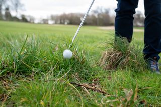 Identifying golf ball - accidental movement during search