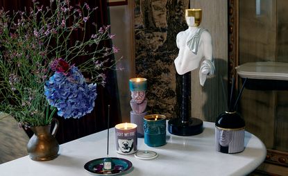 Ginori 1735 home fragrance collection inspired by Catherine de Medici and designed by Luca Nichetto