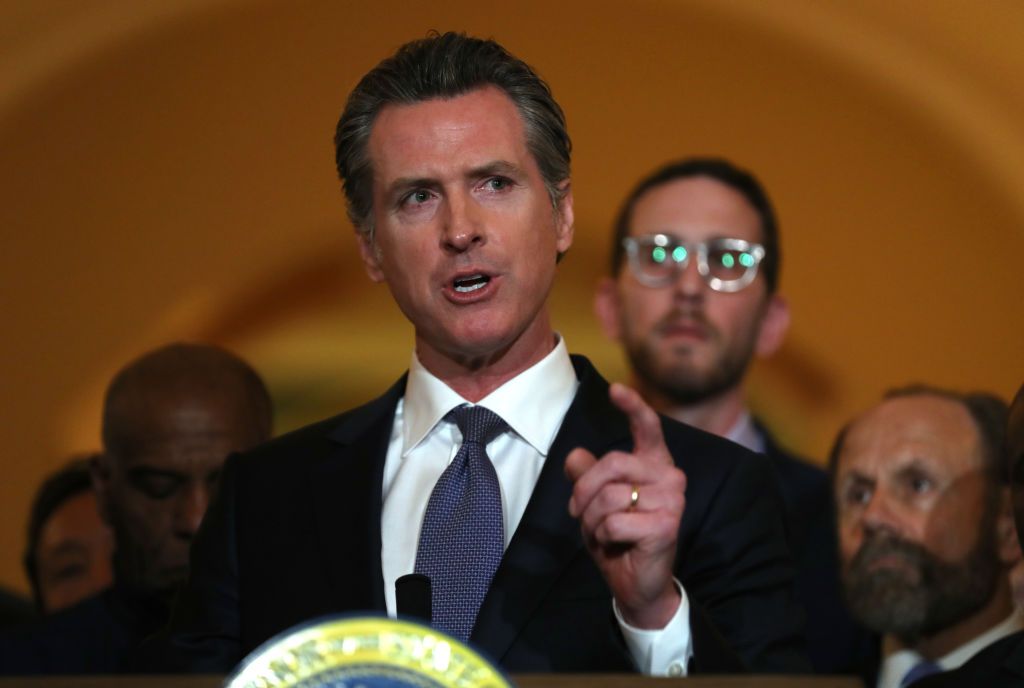 Gavin Newsom.