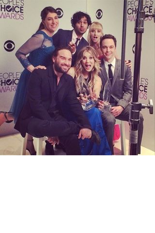 Kaley Cuoco Shares A Snap Of Her BBT Cast