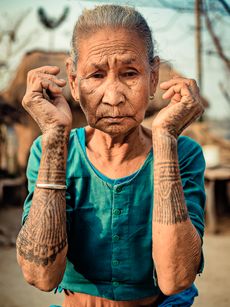 A woman from the Tharu tribe in Nepal.