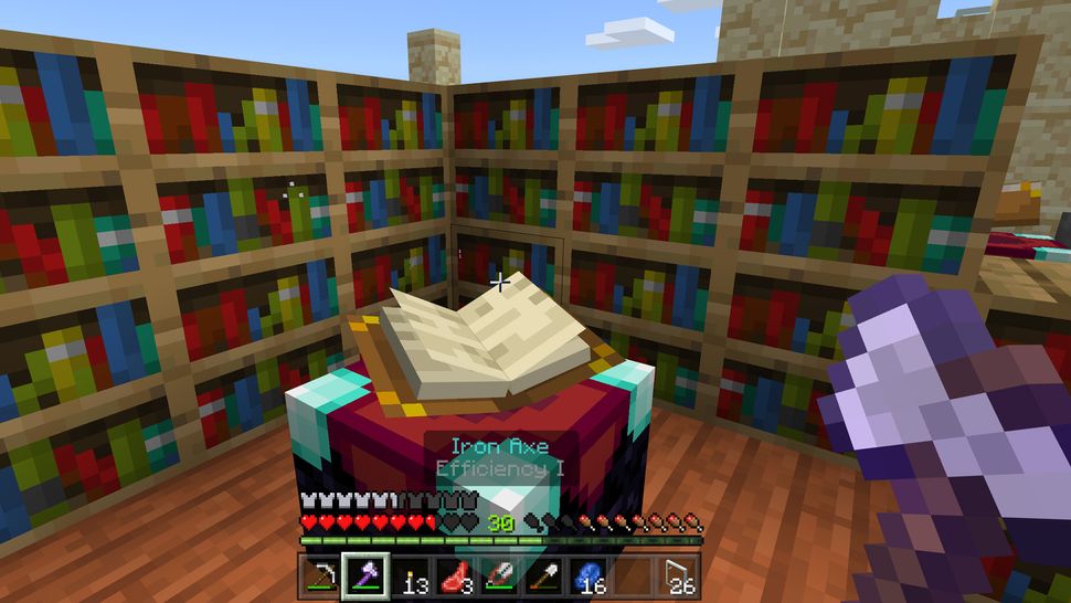 How to enchant axes in Minecraft GamesRadar+