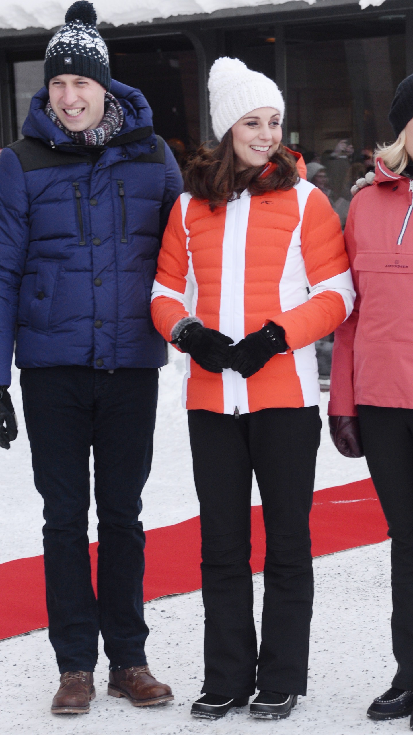 Prince William and Catherine, Princess of Wales visit Holmenkollen on February 2, 2018 in Oslo