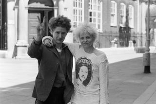Vivienne Westwood with Malcolm McLaren in 1977