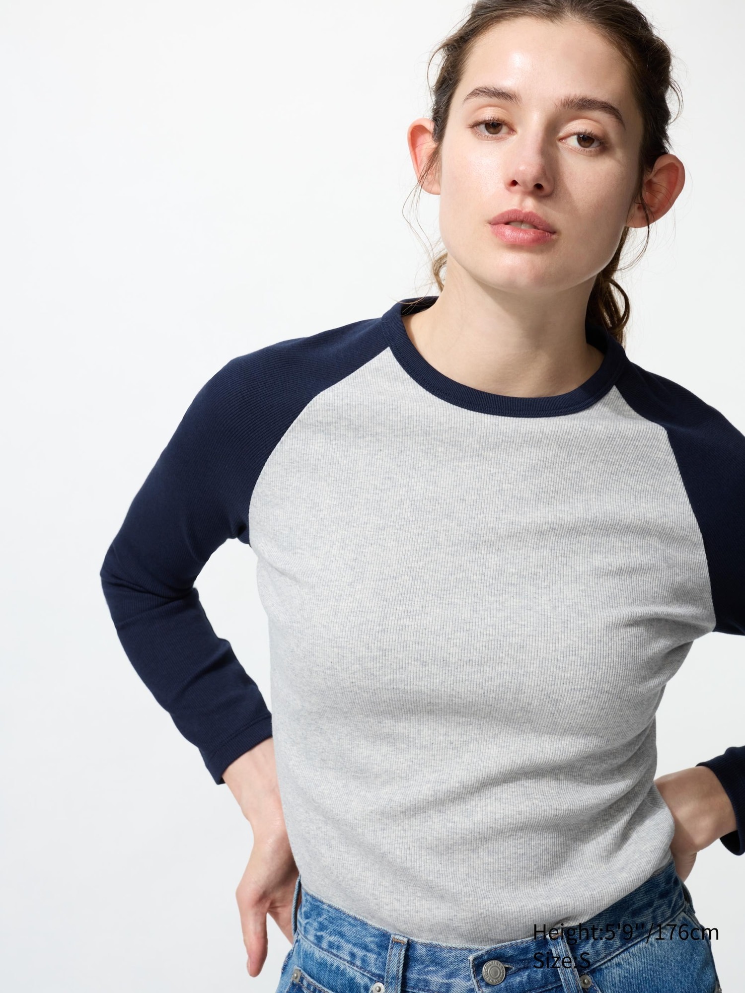 Soft Ribbed T-Shirt (raglan Sleeve)