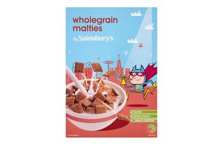Sainsbury's wholegrain malties kids' cereals