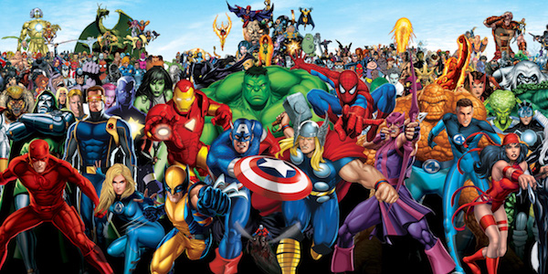 Lineup of all of Marvel&#039;s biggest heroes and villains