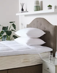 Goose Feather &amp; Down Mattress Topper |was from £125.00now from £75.00 at Marks &amp; Spencer