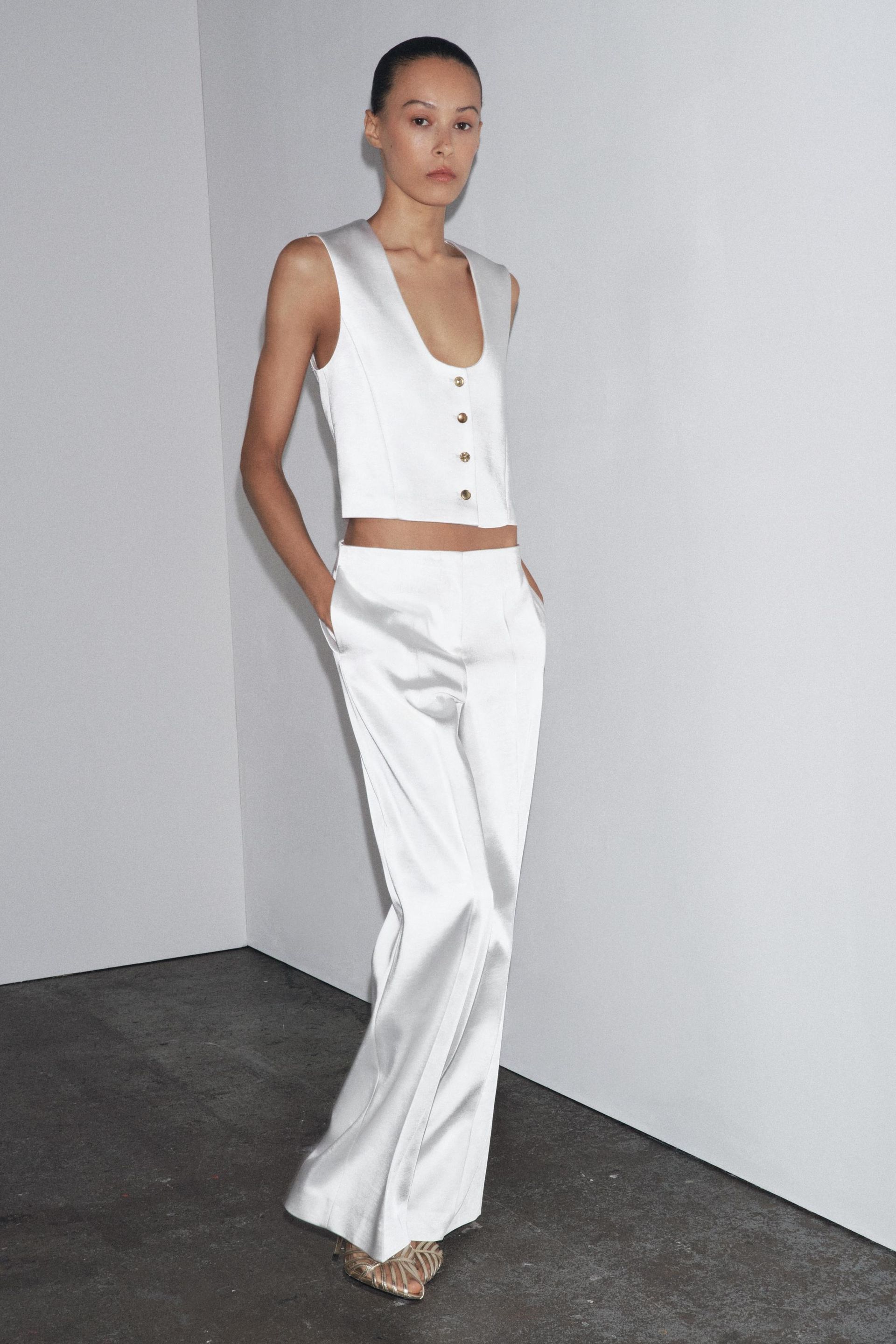 Zw Collection Satin Vest