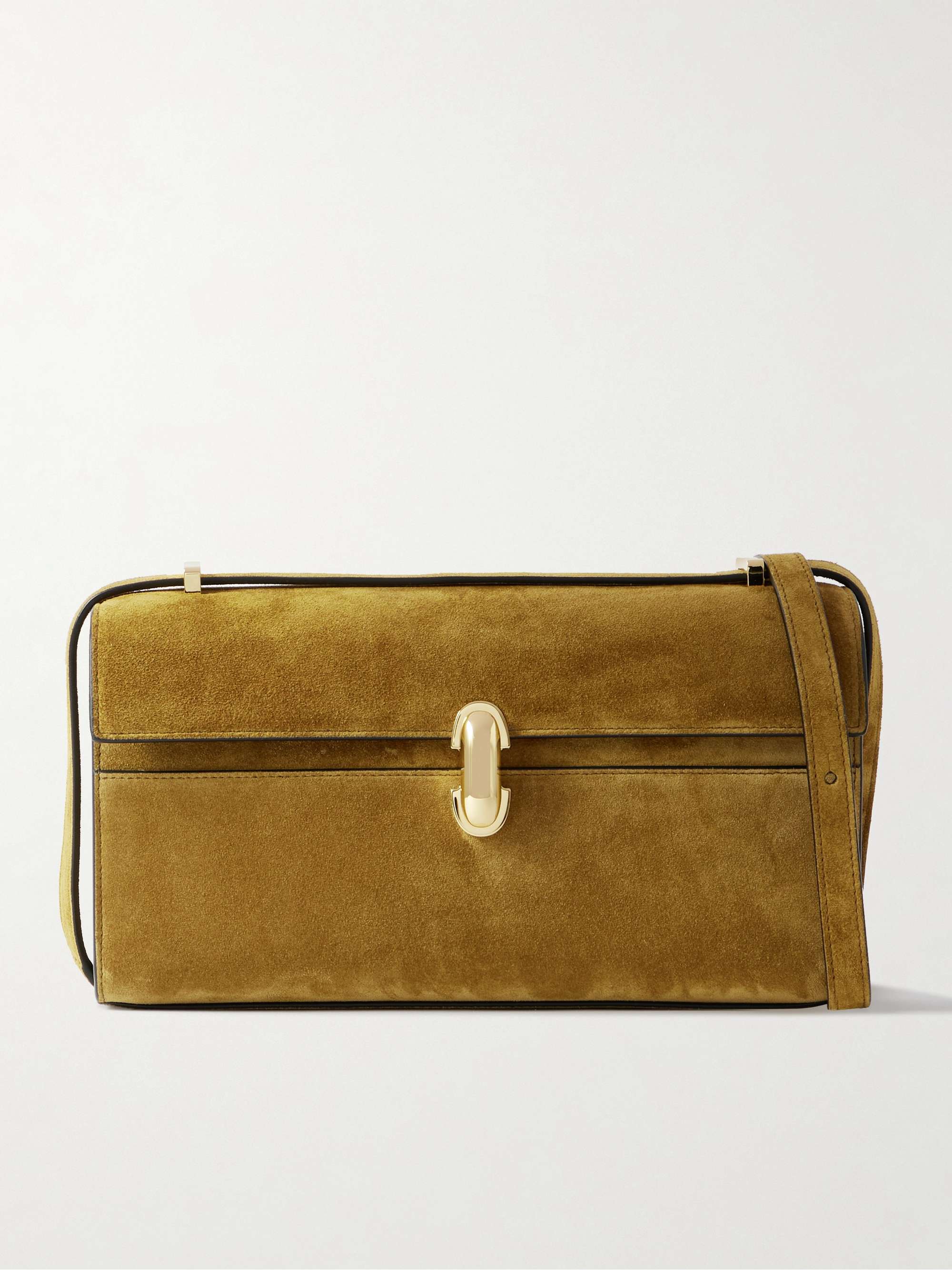 Symmetry 26 Suede Shoulder Bag